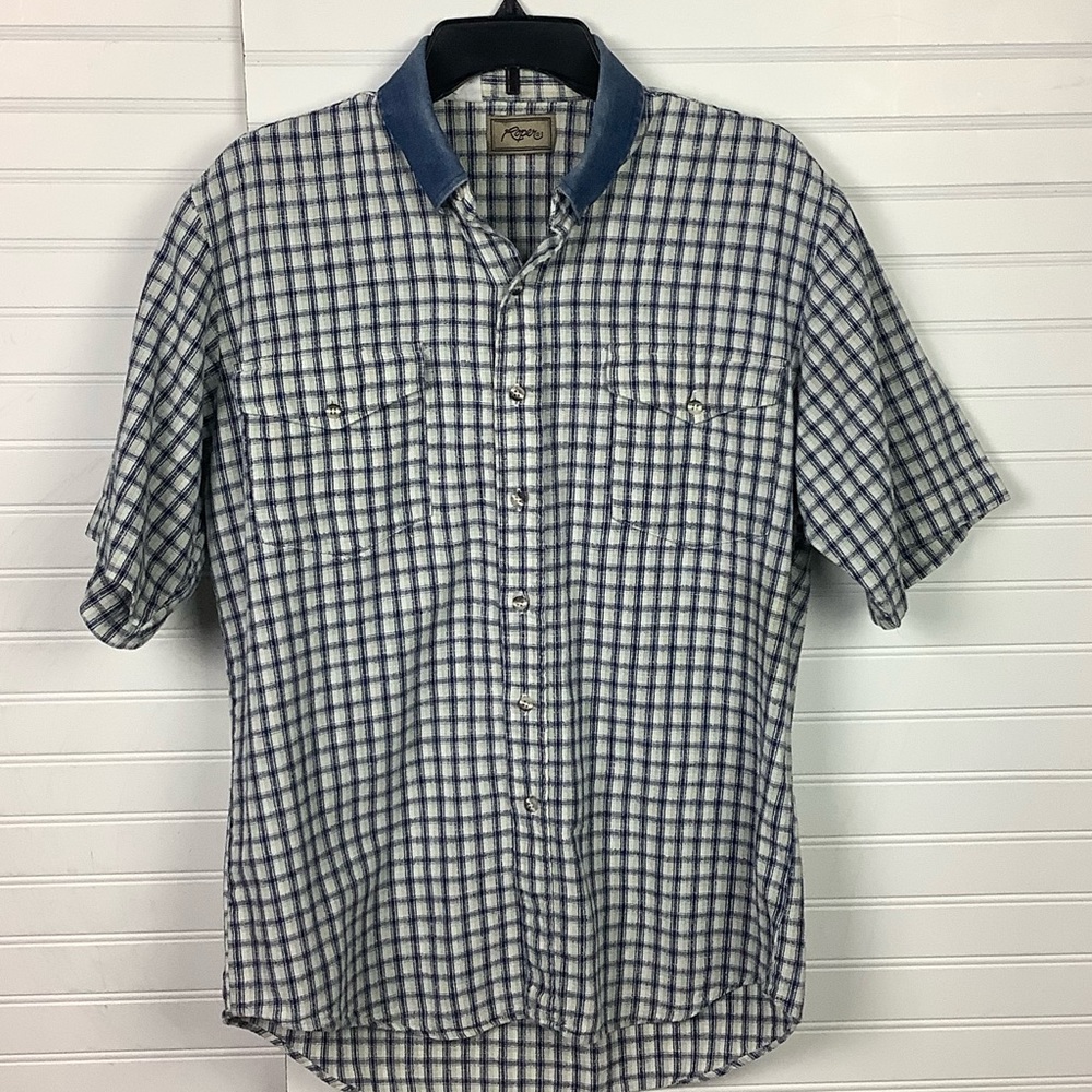 Roper Western Short Sleeve Button Down Shirt